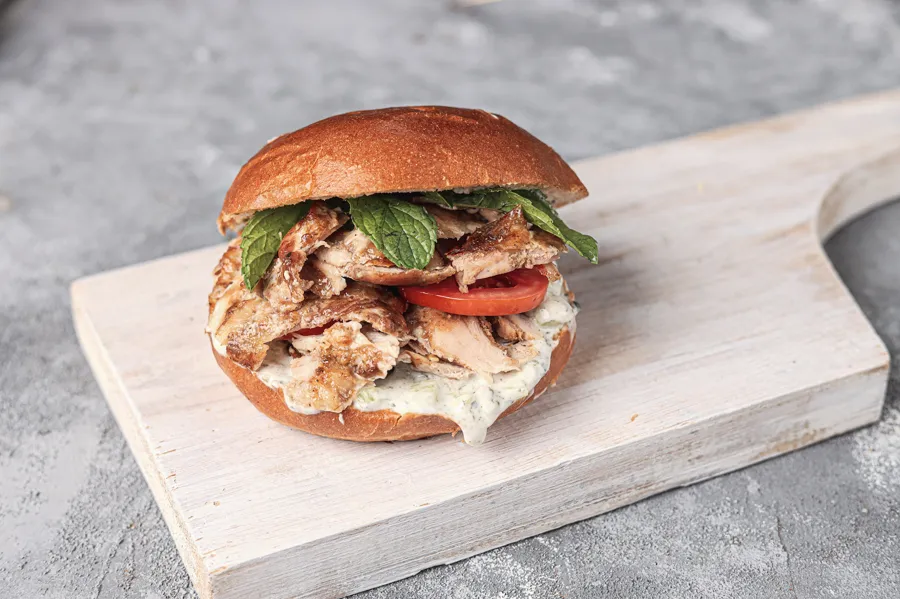 Pesto Chicken Shawarma 