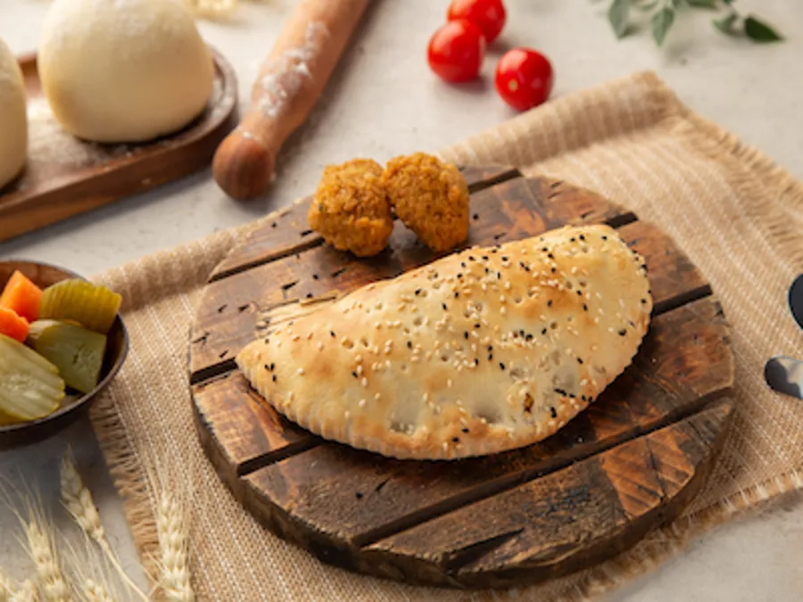 Falafel, Vegetables.
