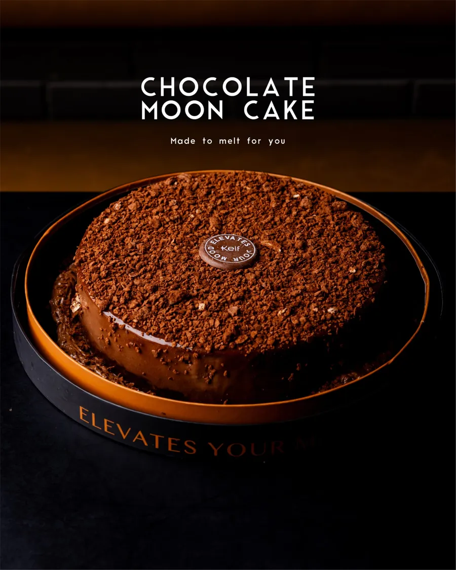 Cocoa Moon Cake