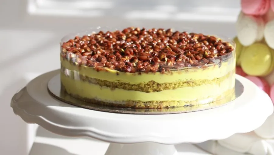 Pistachio Trifle