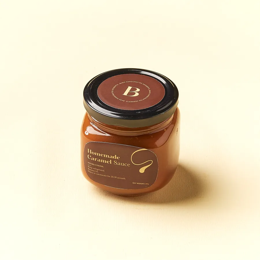 Homemade Caramel Jar