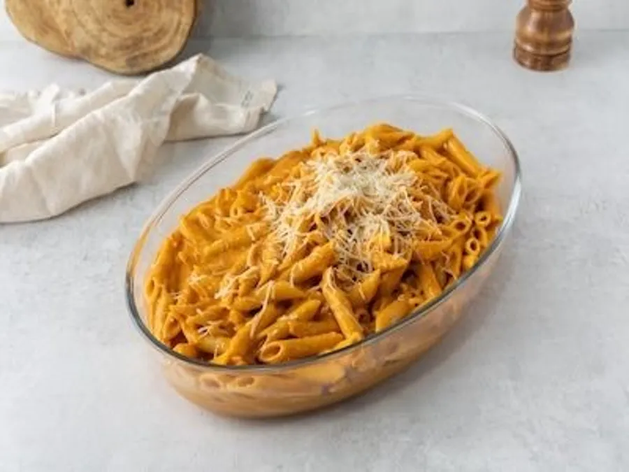 Pink pasta