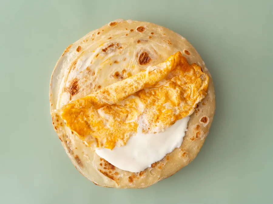 Egg Cheese Chapati