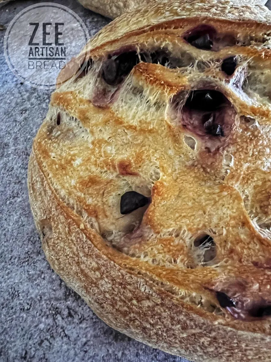 Kalamata Rosemary Sourdough Bread