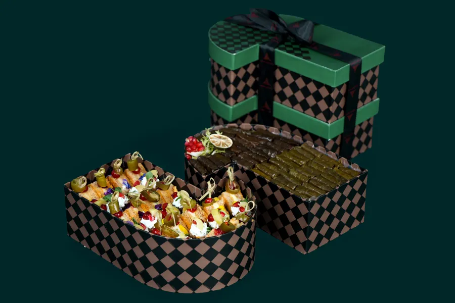 Vine leaves with canapé deal