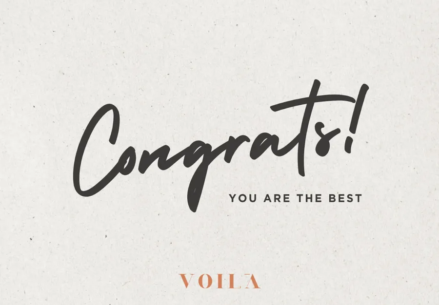 Congrats! Card