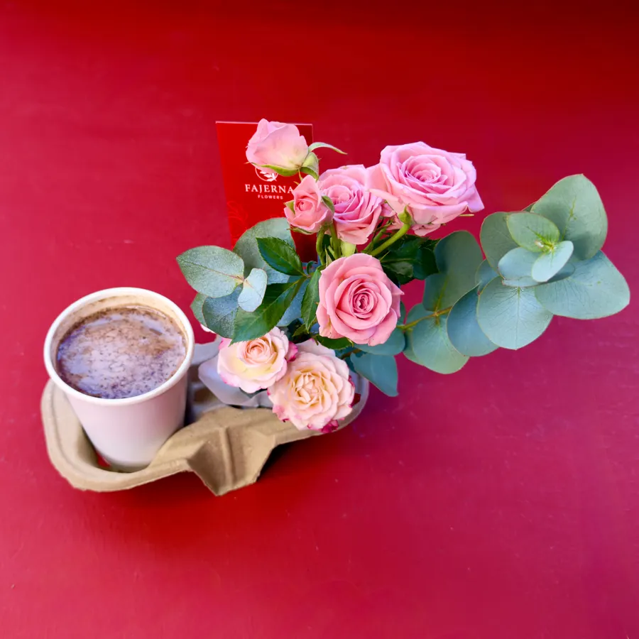 Hot drink flowers