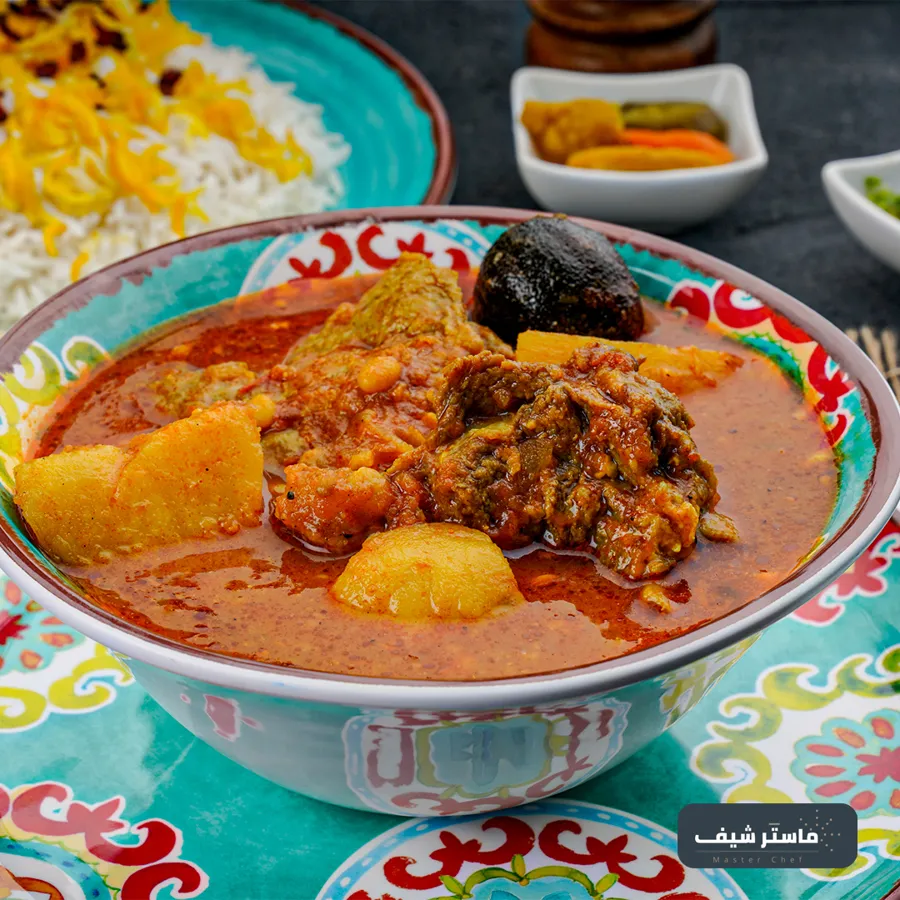 Maraq Potato & Meat with White Rice