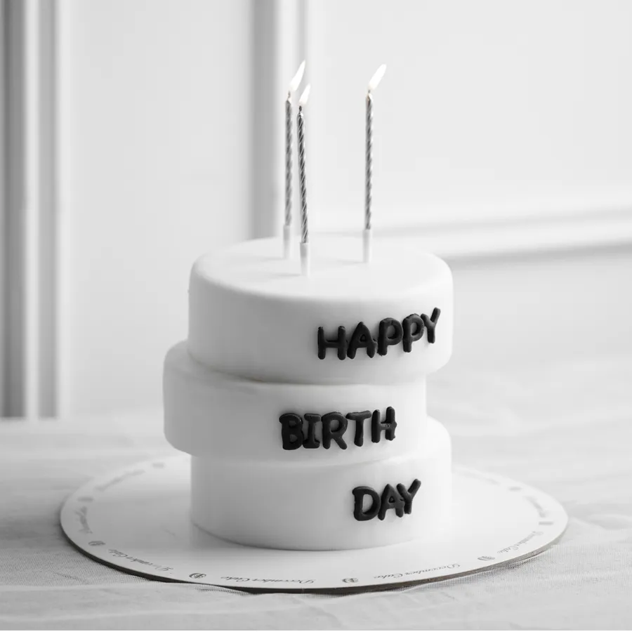 White layer cake 6inch mix chocolate vanilla