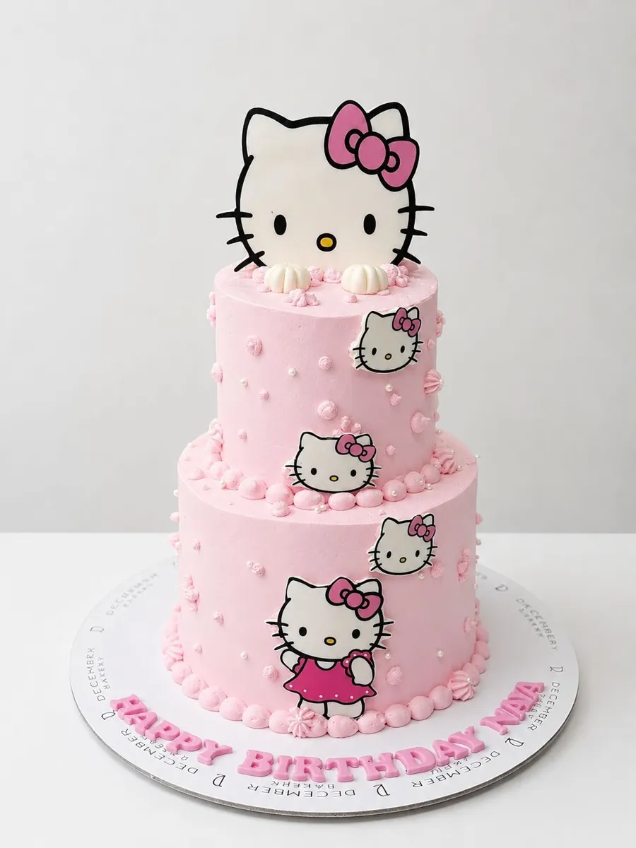 Hello cuty cake double 6inch mix cake
