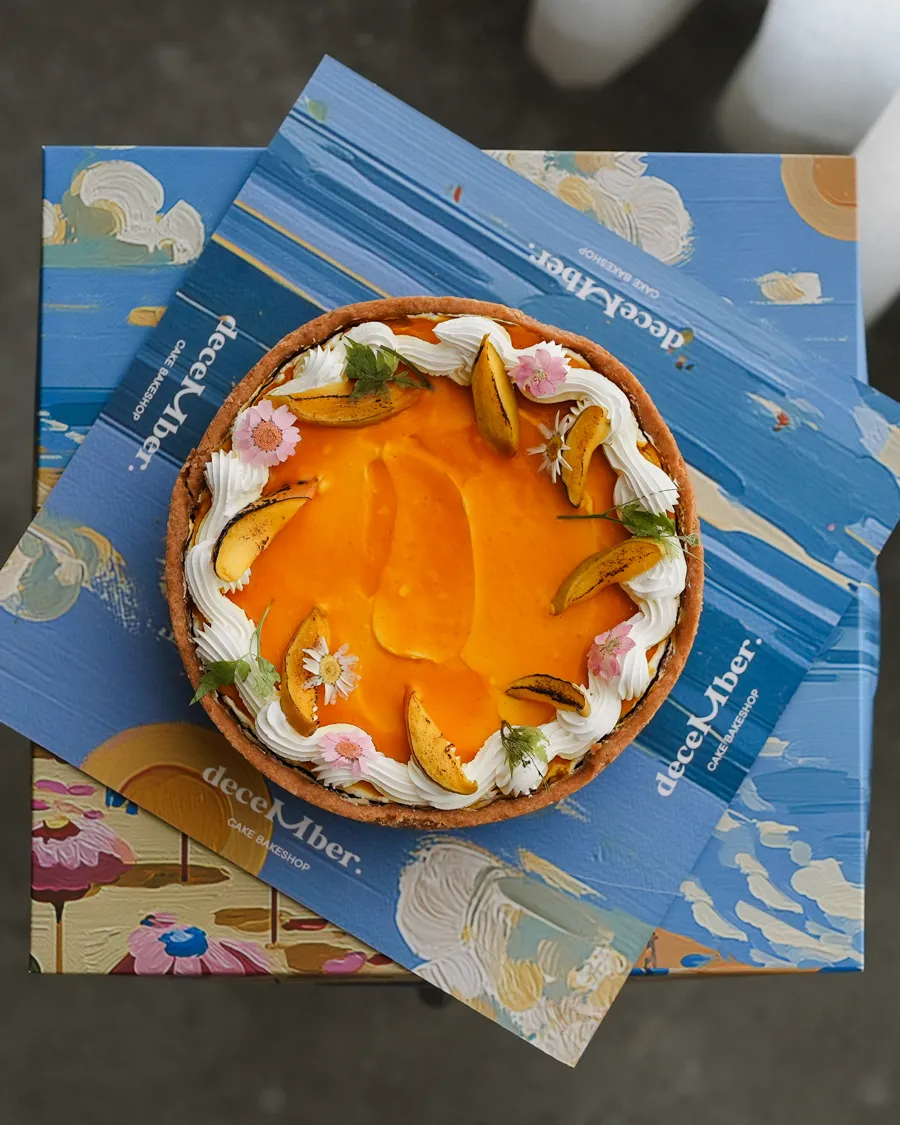 Mango cheesecake