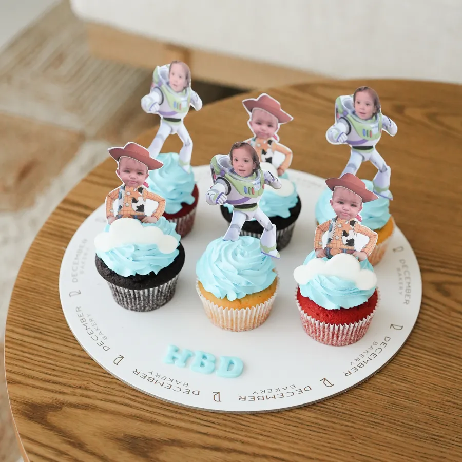 Cup cake toys story 6p with photos