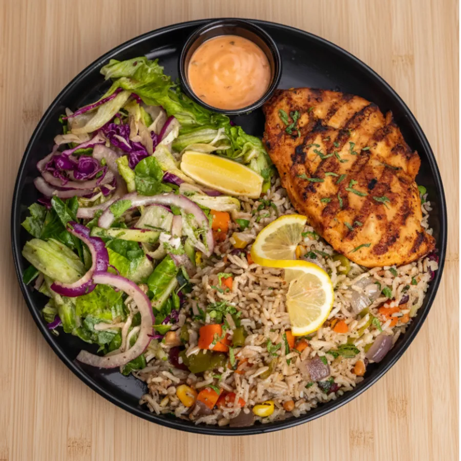 Grilled Chicken Rice Bowl