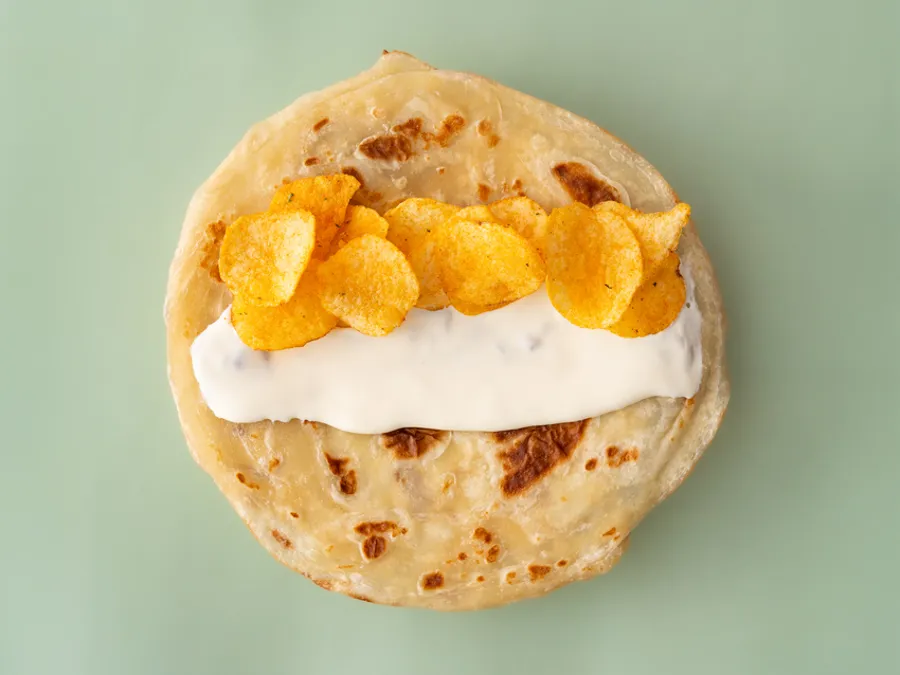 Chips and Cheese Chapati