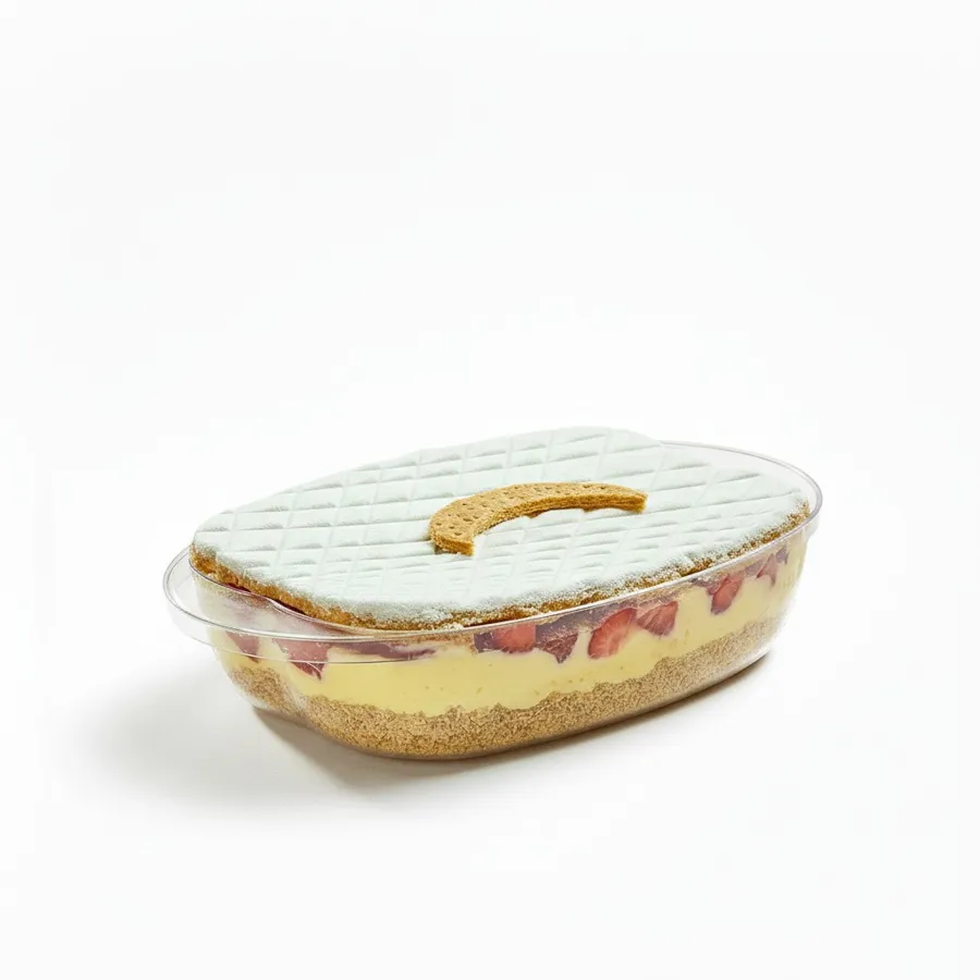Konafa Millefeuille Sugar & Strawberry Tray