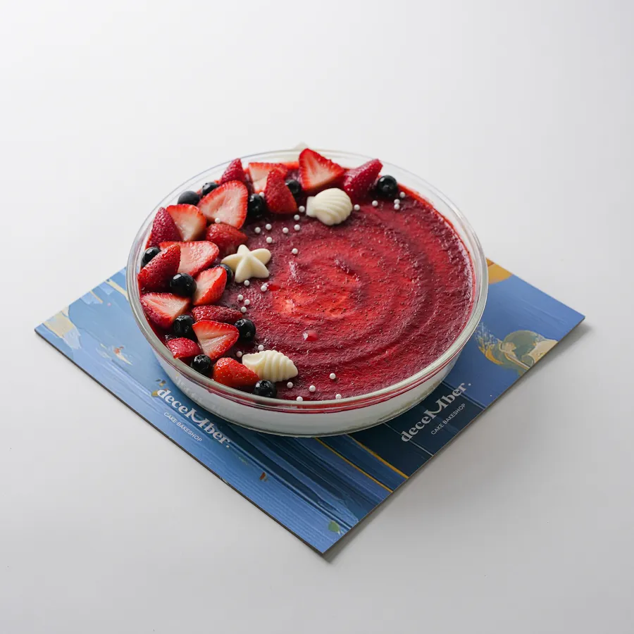 Strawberry cake fruit