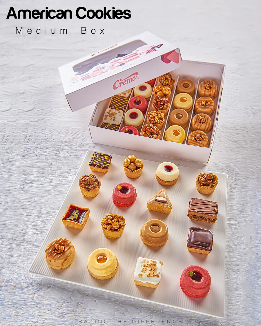 Medium American Cookies Box