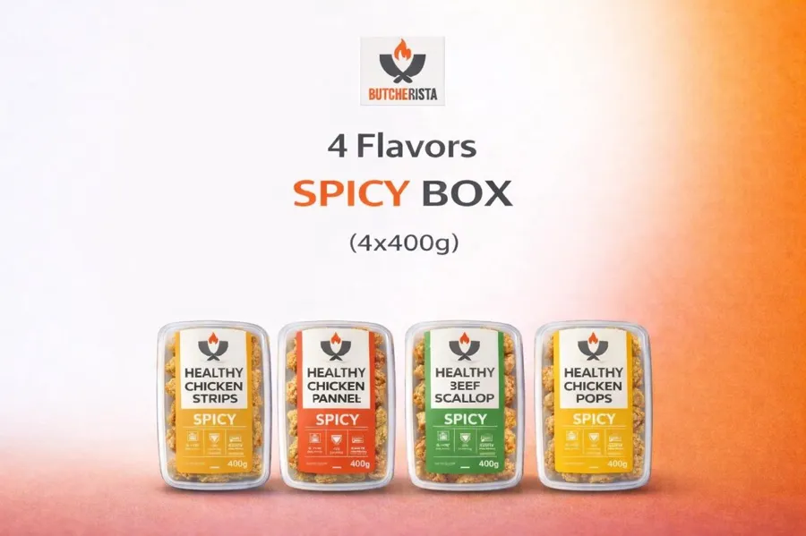 4 Flavors Spicy BOX (4x400g)
