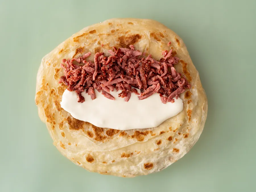 Mortadella Cheese Chapati