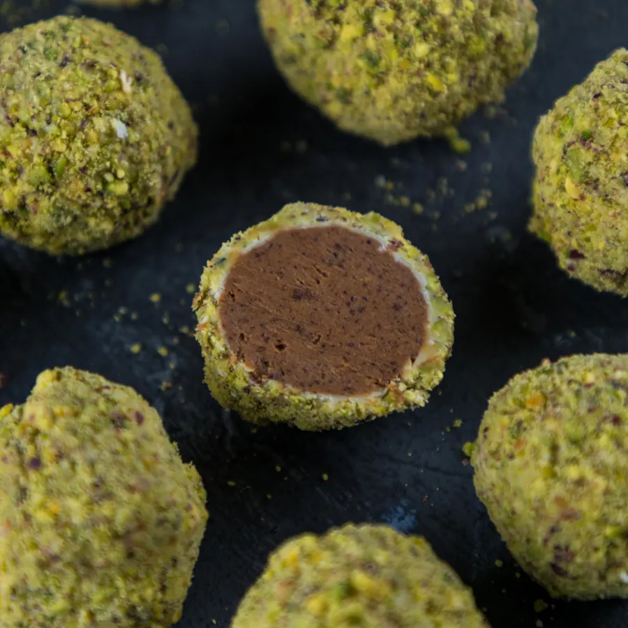 pistachio truffle
