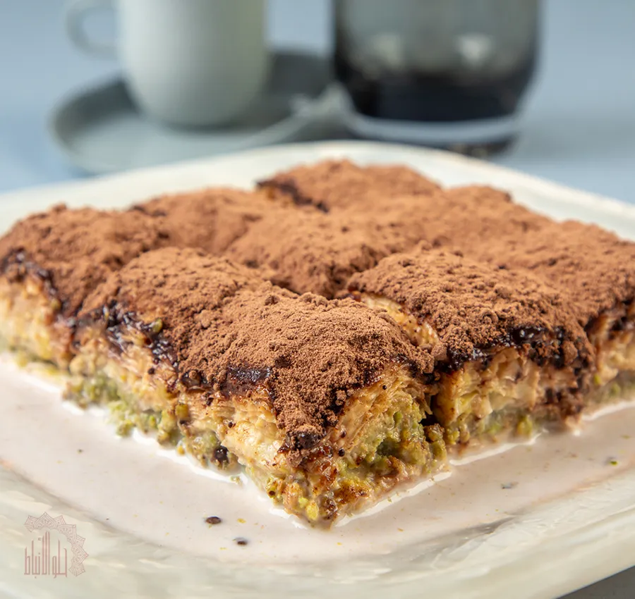Turkish Baklava with Milk Chocolate