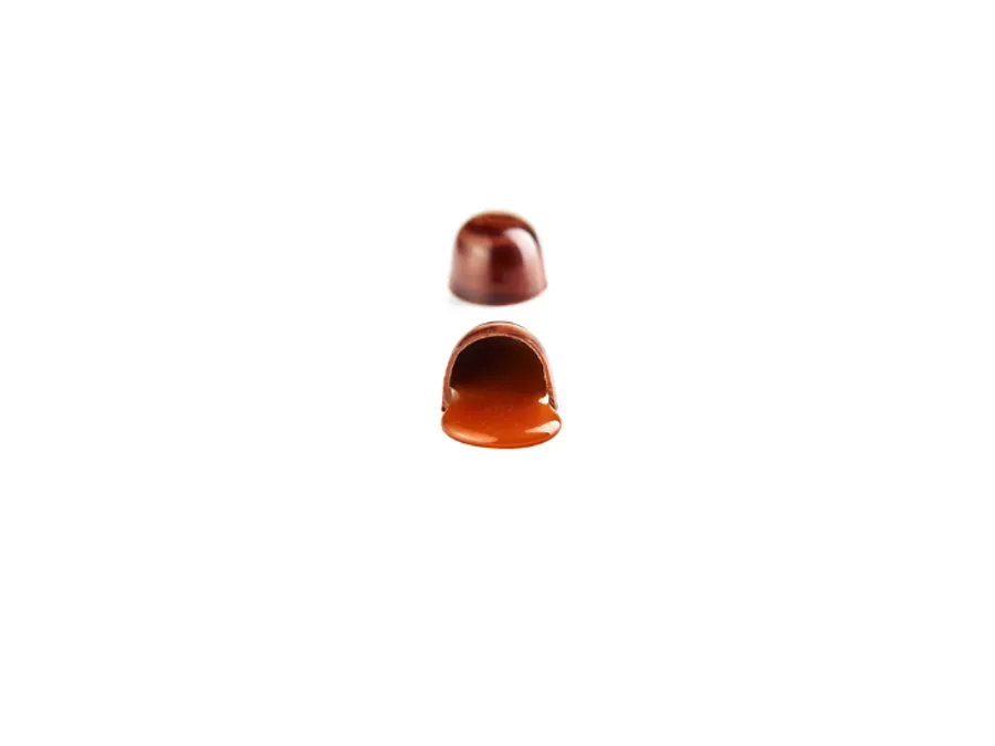 MILK CHOCOLATE PRALINE WITH SALTED CARAMEL