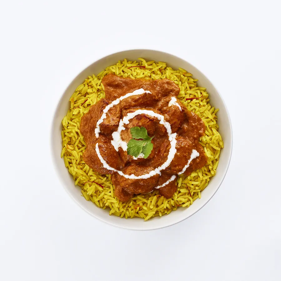 Butter Chicken Rice Bowl