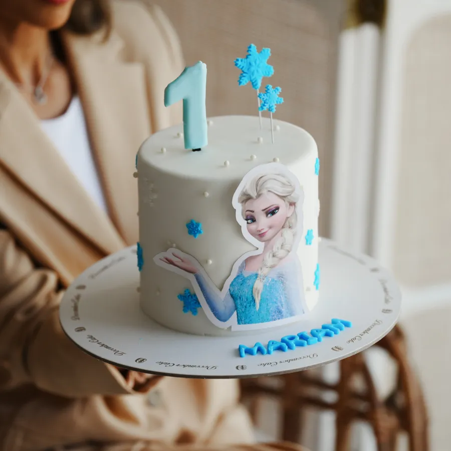 Fozen cake 6inch mix chocolate vanilla