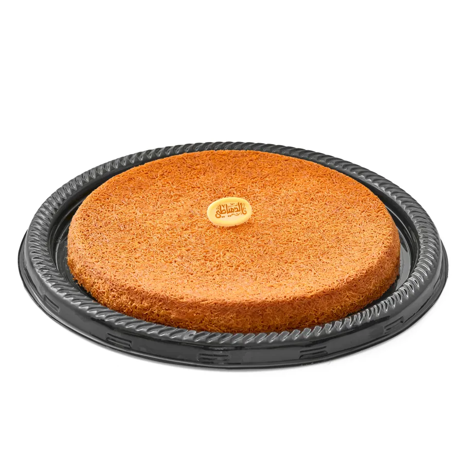 Large Kunafa with Cream Plate