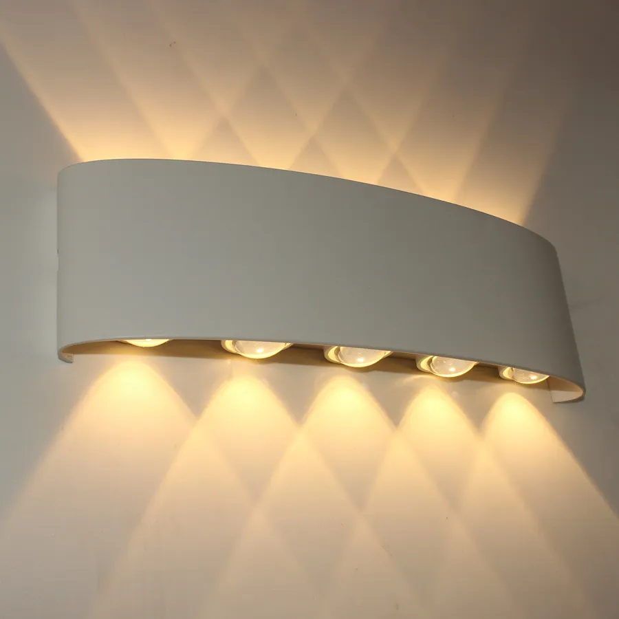 CLEVER LED Wall Lamp WHITE OUT 270x80x35mm