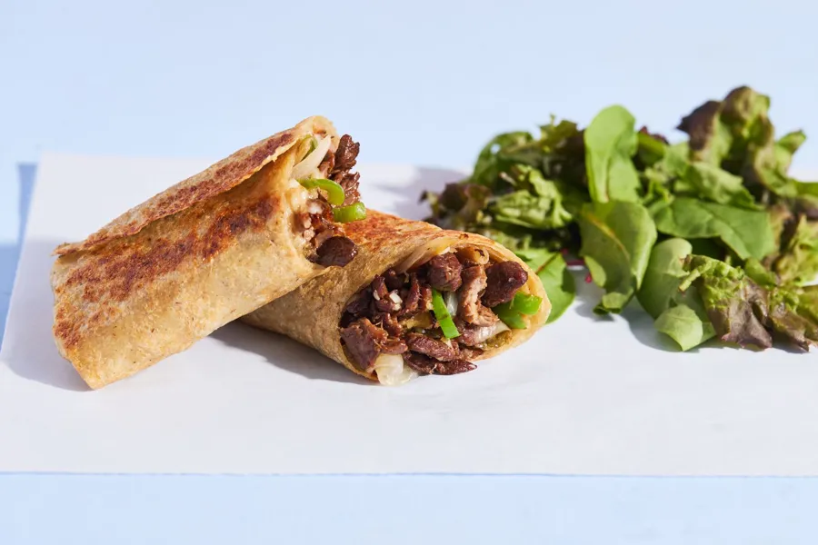 Philly steak protein wrap
