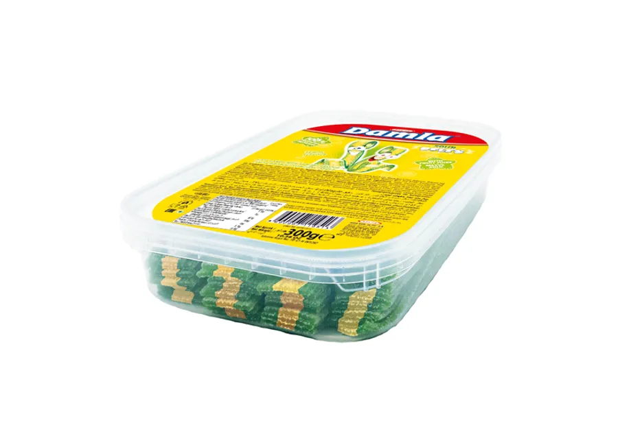 Tayas Damla Turkish Sour Liquorice Belts with Lemon Flavor 300gr
