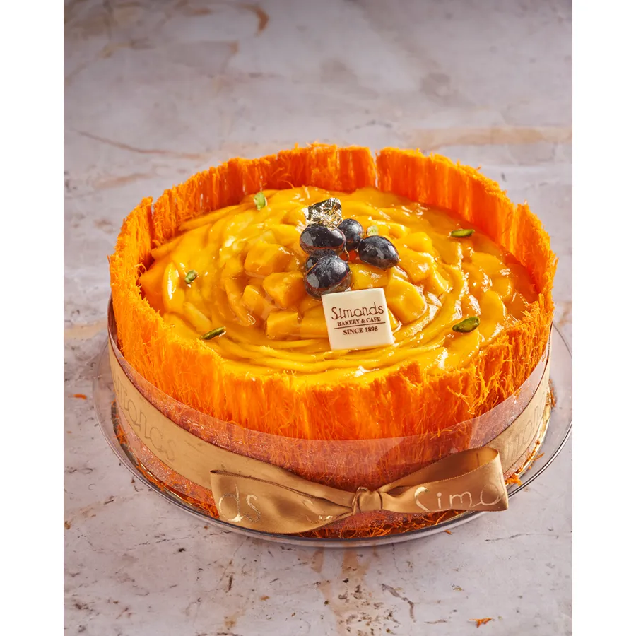 Mango Konafa Cake