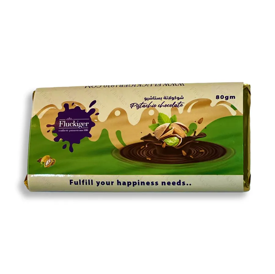 Milk Chocolate Bar With Pistachio Cream