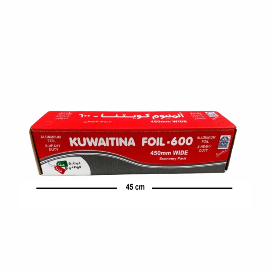 KUWAITINA ALUMINIUM FOIL 600 × 45 CM - RED - CATERING