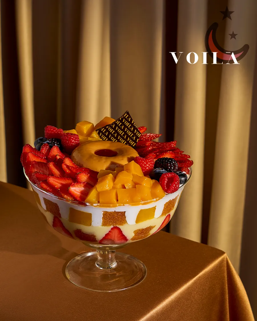 Mango strawberry Parfait
