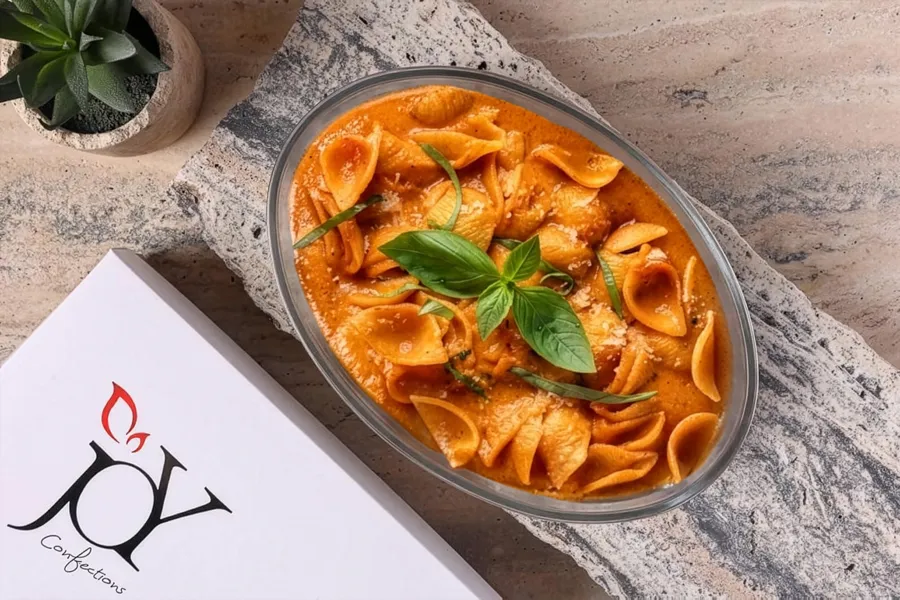 Pink Creamy Pasta - Gathering