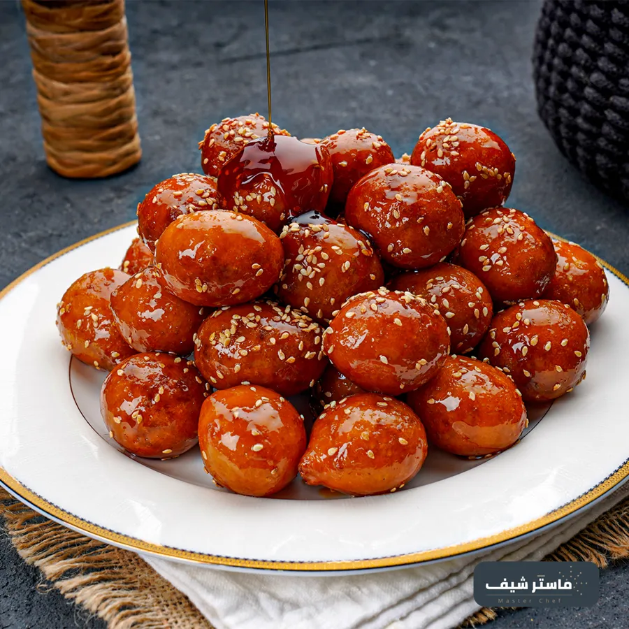 Crunchy Sweet Dumplings with date syrup (Luqaimat) (pre-ordered)