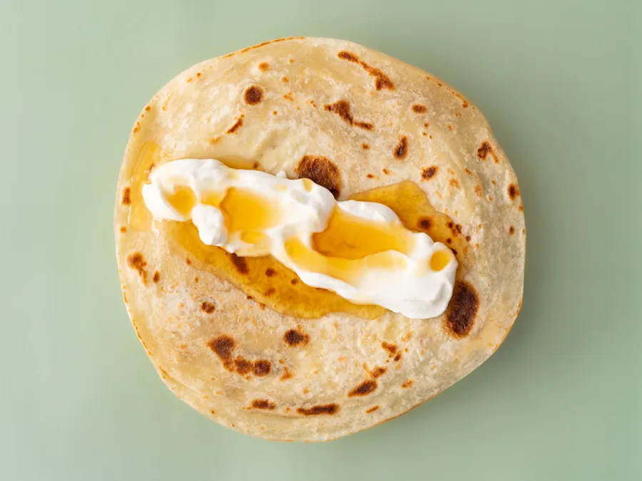 Qimer and Honey Chapati