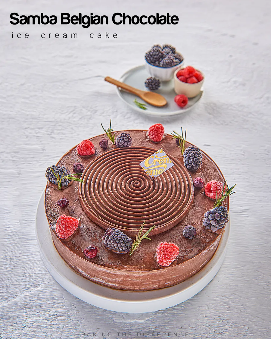 Samba Belgian Chocolate ice cake