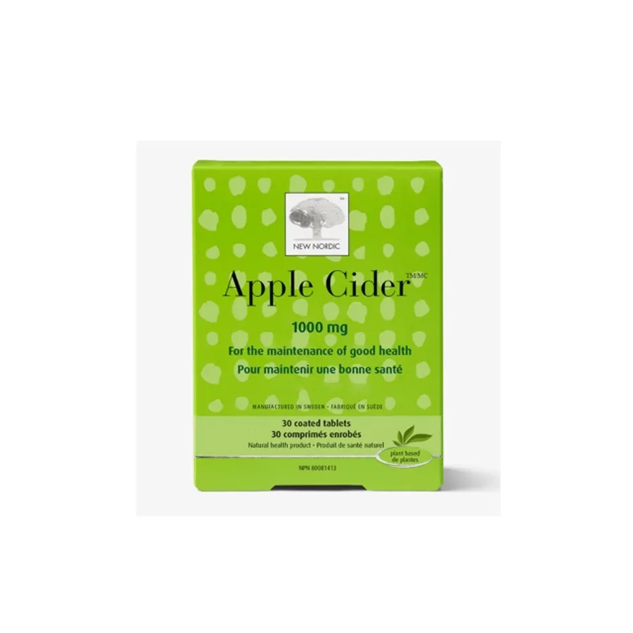 New nordic apple cider vinegar 1000mg, 90 cap