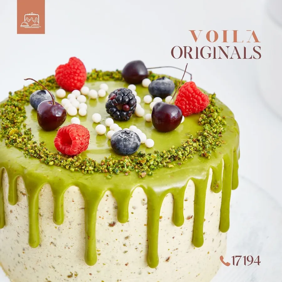Voilà Pistachio Cake ( Only available for Pre-order)
