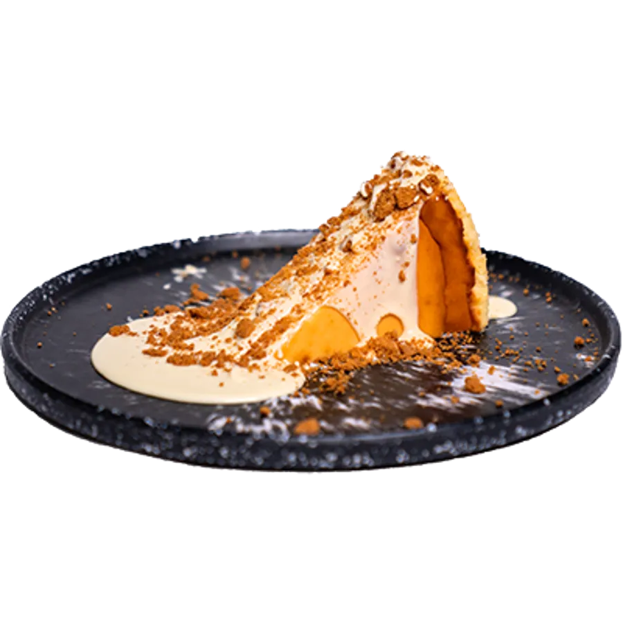 White Chocolate Lotus San Sebastián Cheesecake