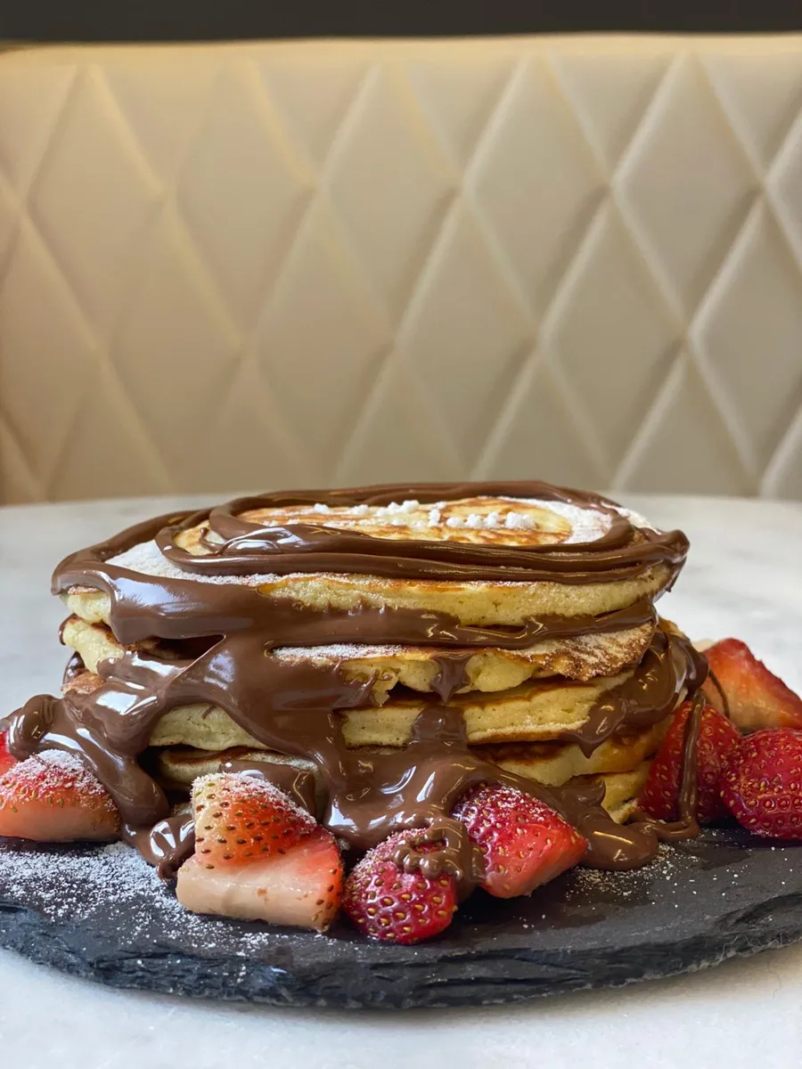 Nutella and Strawberries.
