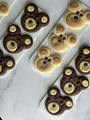 Teddy Bear Chocolate Chip Cookies