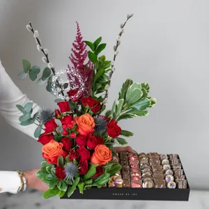 CHOCOLATE AND FLOWERS
